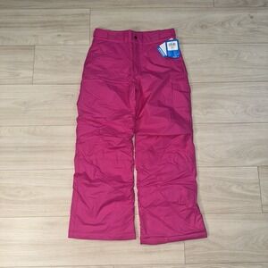 Columbia Snow Pants Youth Size Large Hot Pink Girls Waterproof New Ski Winter